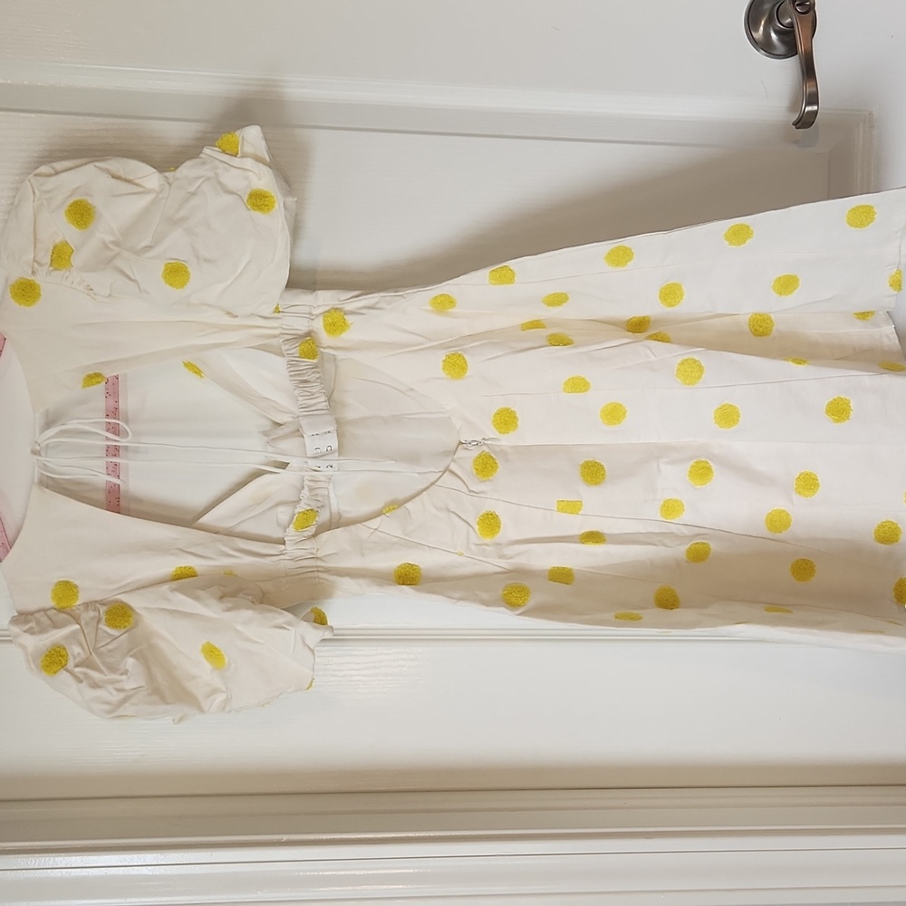 NWT For Love & Lemons Claude Mini Polka Dot Dress - Picture 7 of 10